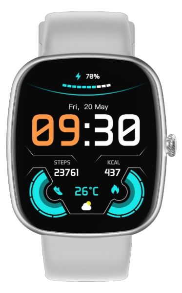 DEVIA SMARTWATCH WT5 PLATA
