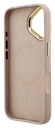 GUESS CARCASA MAGSAFE 4G TRIANGLE SOPORTE CAMARA IPHONE 16 ROSA