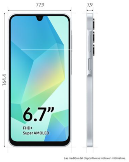 SMARTPHONE SAMSUNG GALAXY A16 4GB/ 128GB/ 6.7"/ 5G/ GRIS CLARO