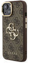GUESS CARCASA 4G SOPORTE CAMARA IPHONE 13 MARRON