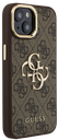 GUESS CARCASA 4G SOPORTE CAMARA IPHONE 13 MARRON