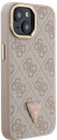 GUESS CARCASA MAGSAFE 4G TRIANGLE SOPORTE CAMARA IPHONE 14 ROSA