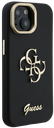 GUESS CARCASA GRAINED 4G SOPORTE CAMARA IPHONE 14 NEGRO