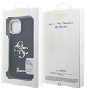 GUESS CARCASA GRAINED 4G SOPORTE CAMARA IPHONE 14 NEGRO