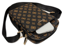 GUESS BANDOLERA 8" PEONY NEGRO
