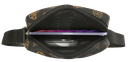 GUESS BANDOLERA 8" PEONY NEGRO