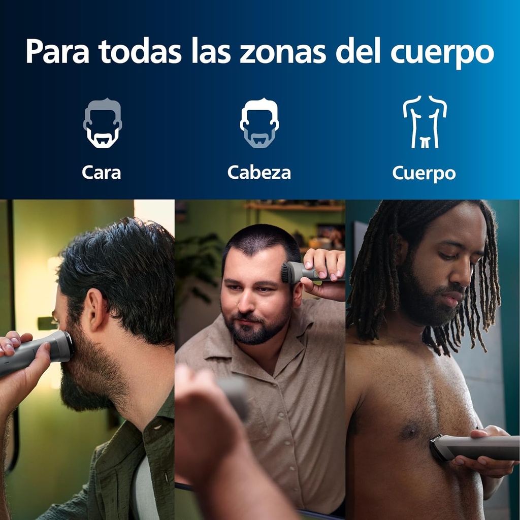 PHILIPS RECORTADORA MG5950 CON BATERIA 12 ACCESORIOS