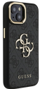 GUESS CARCASA 4G SOPORTE CAMARA IPHONE 14 NEGRO