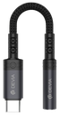 DEVIA ADAPTADOR TIPO C - JACK 3.5mm NEGRO