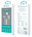 DEVIA AURICULAR SMART METAL M2 TIPO C PLATA(copia)