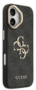 GUESS CARCASA 4G SOPORTE CAMARA IPHONE 17 NEGRO