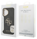 GUESS CARCASA 4G SOPORTE CAMARA IPHONE 17 NEGRO