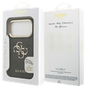 GUESS CARCASA 4G SOPORTE CAMARA IPHONE 17 PRO NEGRO