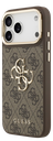 GUESS CARCASA 4G SOPORTE CAMARA IPHONE 17 PRO MARRON