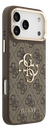 GUESS CARCASA 4G SOPORTE CAMARA IPHONE 17 PRO MARRON