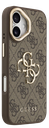 GUESS CARCASA 4G SOPORTE CAMARA IPHONE 17 MARRON
