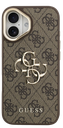 GUESS CARCASA 4G SOPORTE CAMARA IPHONE 17 MARRON