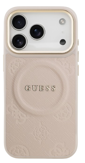 GUESS CARCASA MAGSAFE PEONY IPHONE 17 PRO ROSA