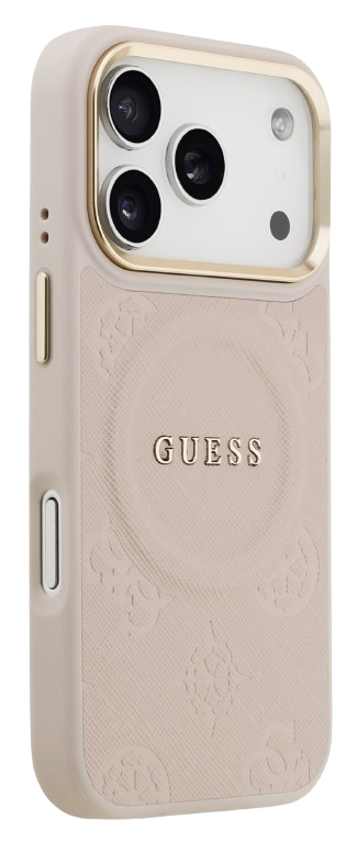 GUESS CARCASA MAGSAFE PEONY IPHONE 17 PRO MAX ROSA