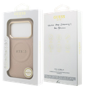 GUESS CARCASA MAGSAFE PEONY IPHONE 17 PRO MAX ROSA