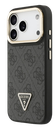 GUESS CARCASA MAGSAFE 4G TRIANGLE SOPORTE CAMARA IPHONE 17 PRO MAX NEGRO