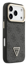 GUESS CARCASA MAGSAFE 4G TRIANGLE SOPORTE CAMARA IPHONE 17 PRO MAX NEGRO