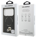 KARL LAGERFELD CARCASA MAGSAFE K&C PINS IPHONE 17 PRO NEGRO
