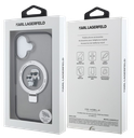 KARL LAGERFELD CARCASA MAGSAFE RINGSTAND IPHONE 17 NEGRO
