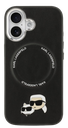 KARL LAGERFELD CARCASA MAGSAFE K&C PINS IPHONE 17 NEGRO