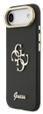 GUESS CARCASA GRAINED 4G SOPORTE CAMARA IPHONE AIR NEGRO