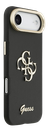 GUESS CARCASA GRAINED 4G SOPORTE CAMARA IPHONE AIR NEGRO
