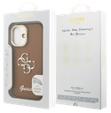 GUESS CARCASA GRAINED 4G SOPORTE CAMARA IPHONE 17 MARRON