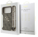 GUESS CARCASA 4G STRAP IPHONE 17 PRO MAX MARRON