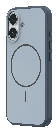 DEVIA CARCASA MAGNETIC LUMIERE IPHONE 17 AZUL