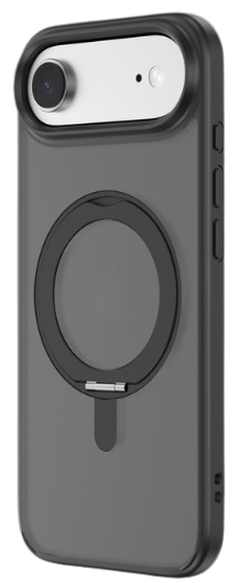 DEVIA CARCASA MAGSAFE CON SOPORTE ROTATORIO IPHONE 17 NEGRO
