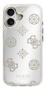 GUESS CARCASA MAGSAFE MIRROR GLITTER IPHONE 16 DORADO