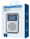 DAEWOO RADIO PORTATIL DW1008 PLATA