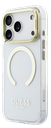 GUESS CARCASA MAGSAFE SOPORTE CAMARA IPHONE 17 PRO DORADO
