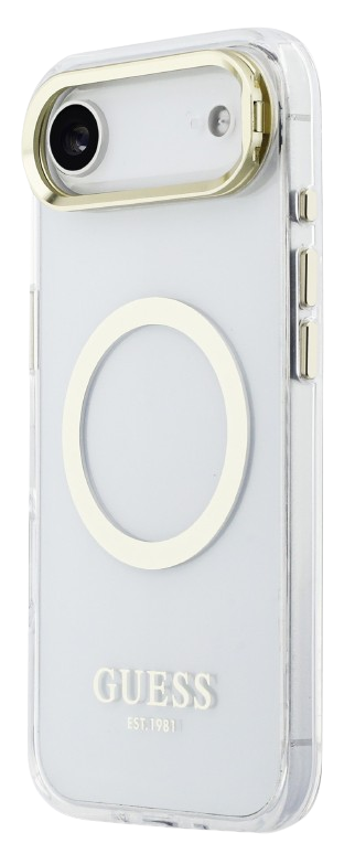 GUESS CARCASA MAGSAFE SOPORTE CAMARA IPHONE AIR DORADO