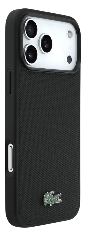LACOSTE CARCASA MAGSAFE IPHONE 17 PRO MAX NEGRO