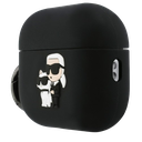 KARL LAGERFELD FUNDA SILICONA K&C NFT 3D AIRPODS PRO 3 NEGRO