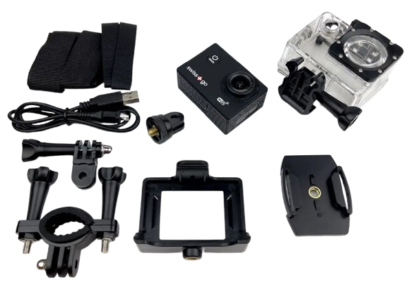 SWISS+GO CAMARA FULL HD 1080/ Wi-Fi + ACCESORIOS