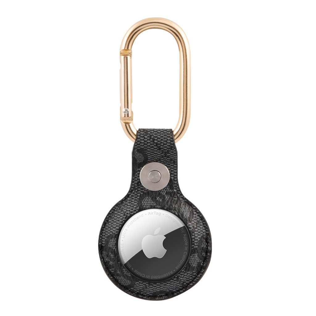 GUESS funda AIRTAG SCRIPT NEGRA