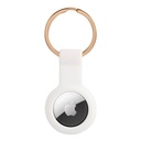 GUESS funda silicona AIRTAG CLASSIC BLANCO
