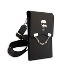 KARL LAGERFELD bandolera IKONIK CHAIN NEGRO