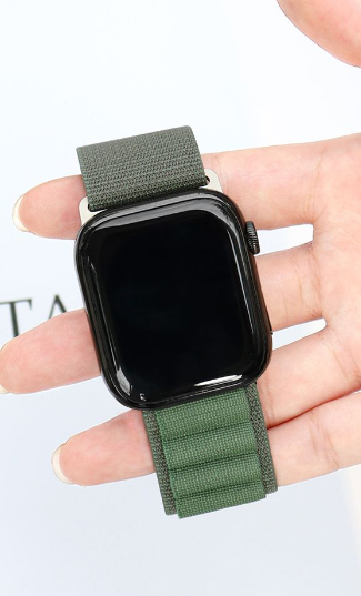 DEVIA correa NAYLON BRAIDED SPORT5 Apple watch 38/40/41mm VERDE