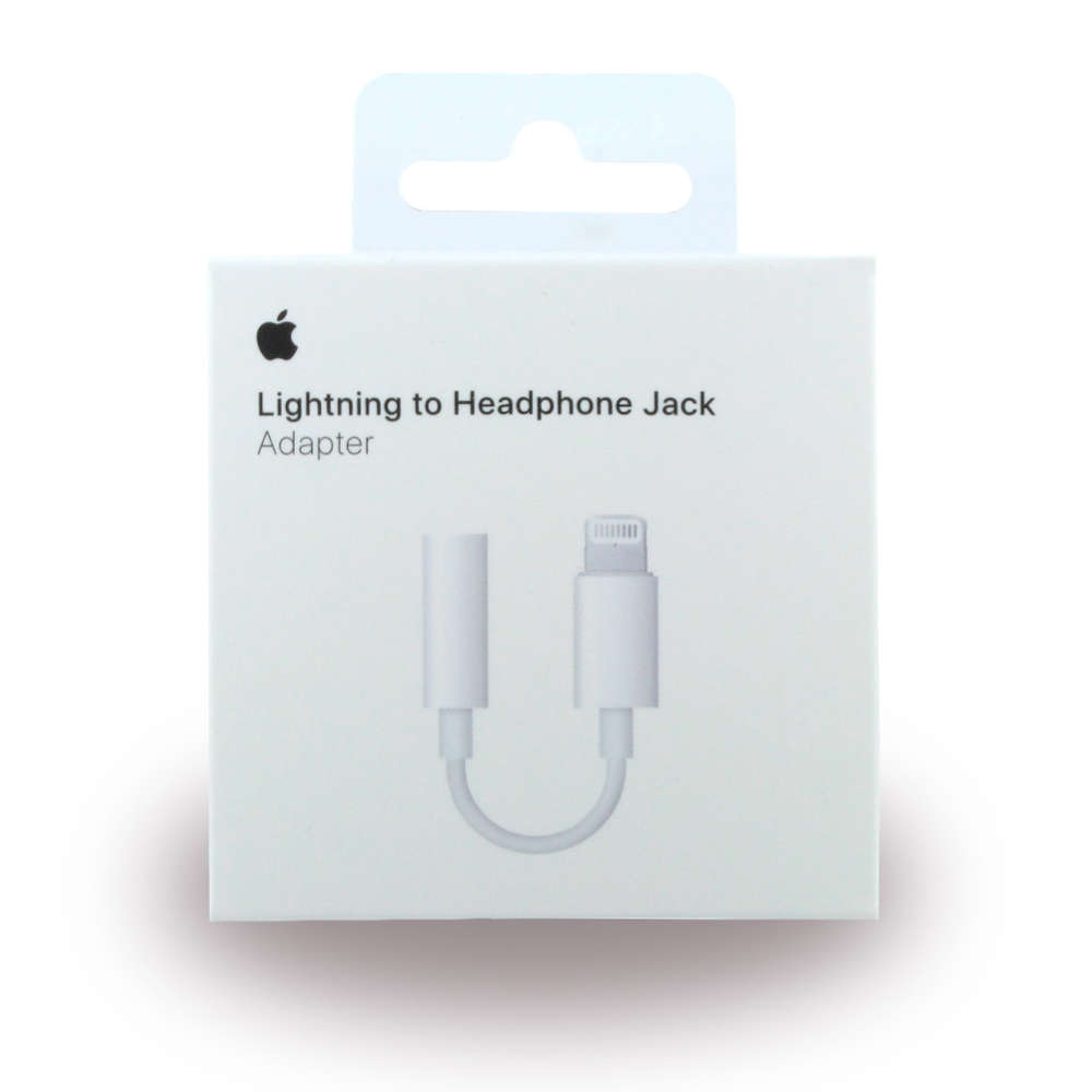 APPLE  adaptador MMX62ZM/A jack a puerto lightning 