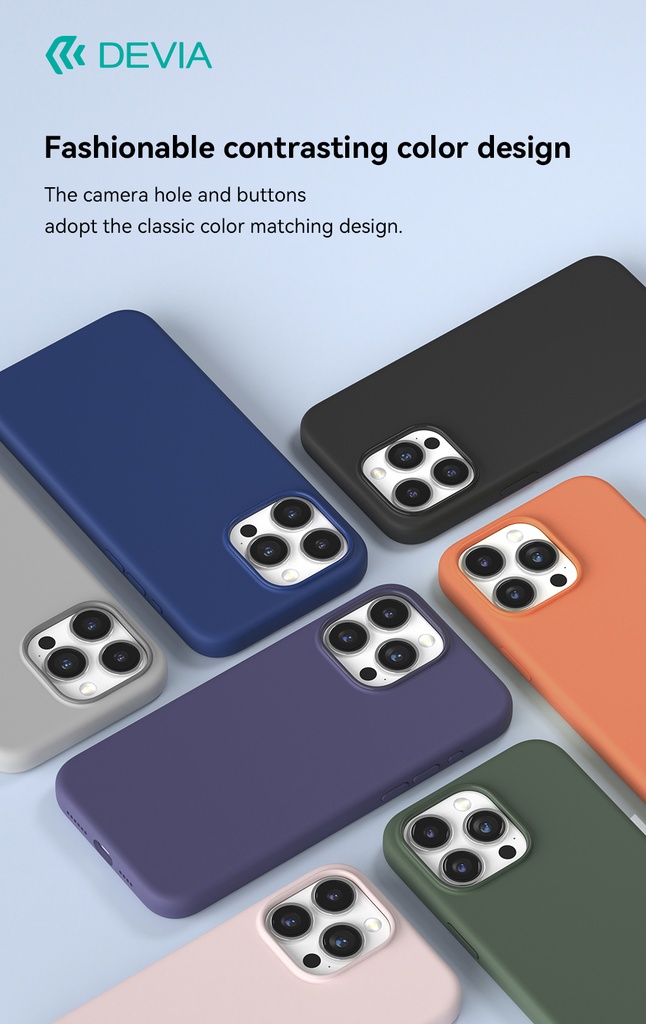 DEVIA CARCASA NATURE IPHONE 15 PRO MORADO