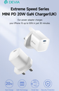 DEVIA CARGADOR SMART PD TIPO C 20w (copia)
