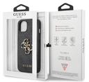 GUESS FUNDA 4G METAL LOGO IPHONE 13 GRIS
